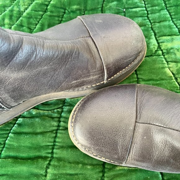 The Art Company ORLY Black Leather Ankle Boots Platform Spain Womens 41/10-10.5 - Picture 7 of 11